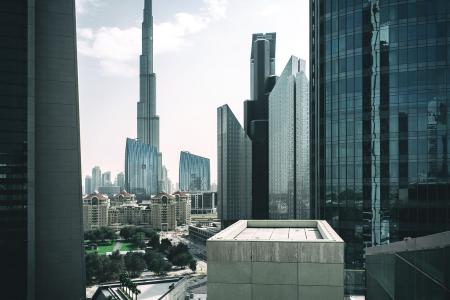 Burj Khalifa from DIFC