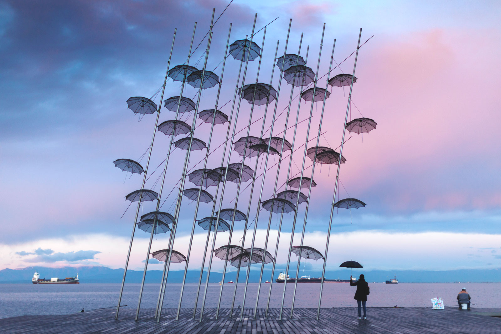 Thessaloniki Umbrellas 02, Photo by Milo | Photographer