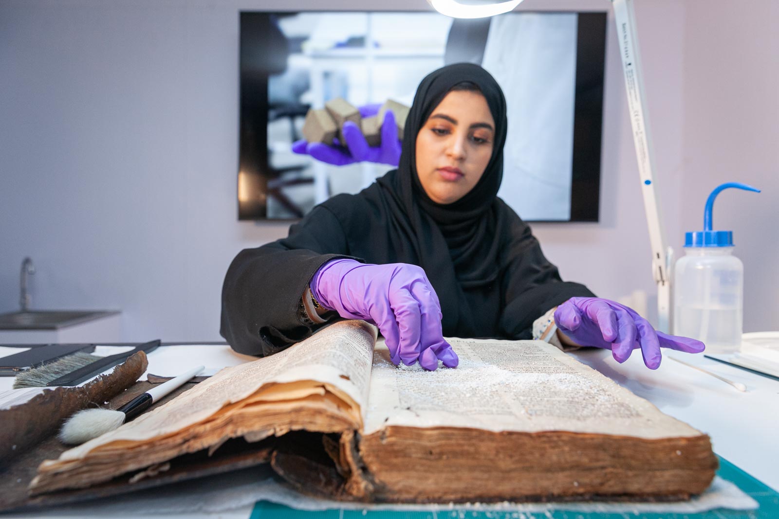 AD Book restoration, Photo by Milo | Photographer